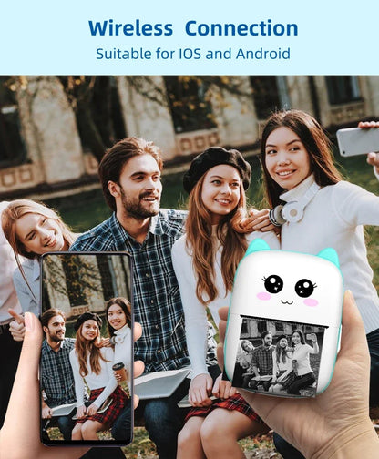 Mini Portable Thermal Photo Printer For Android & iOS