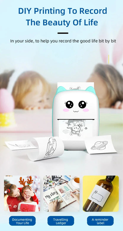 Mini Portable Thermal Photo Printer For Android & iOS