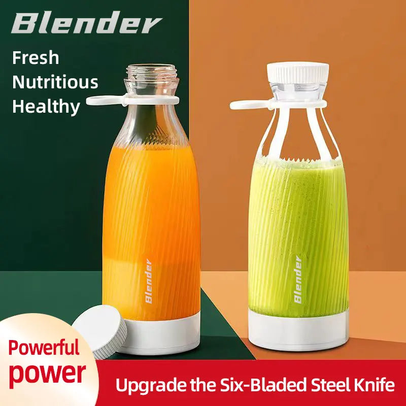 500ML Portable Juice Blender – Rechargeable & Compact