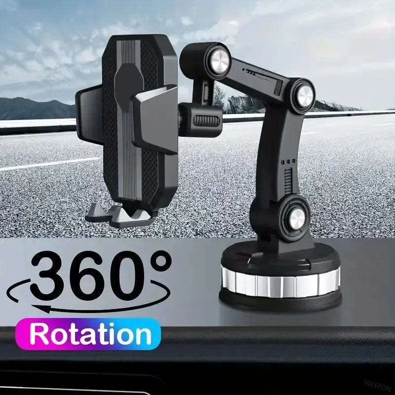 VIKEFON 360° Car Phone Holder for iPhone & Samsung