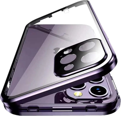 iPhone Magnetic Privacy Case with Camera Protection - iPhone 12 to 16 Pro Max