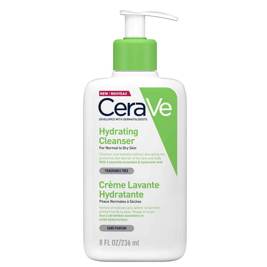 CeraVe Hydrating Cleanser - 236ml for All Skin Types