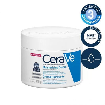 CeraVe Moisturizing Cream For Oily Skin: Nourish Your Skin - 340g