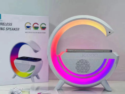 Led Wireless Fast Charger + Speaker